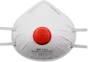 PÓŁMASKA PRZECIWPYŁOWA FFP3 Z ZAWOREM